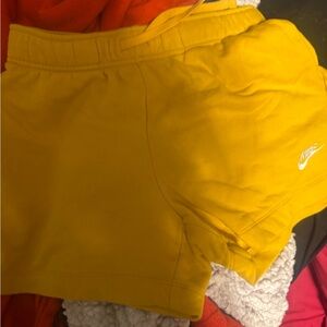 Nike Vibrant Yellow Athletic Shorts